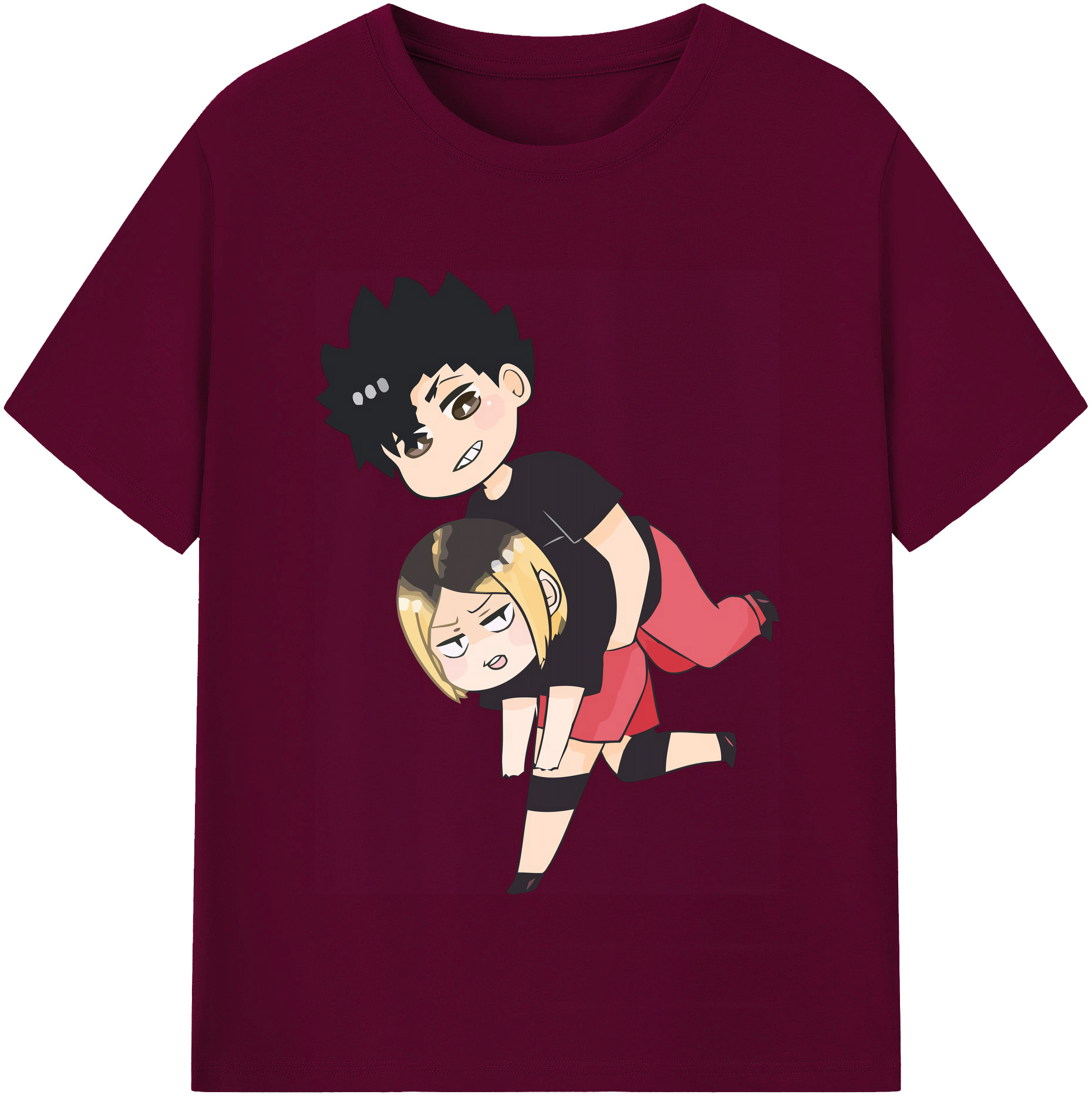 （画像用） ハイキュー!! Haikyu!! レディースカジュアルプリントTシャツ（綿100％）
